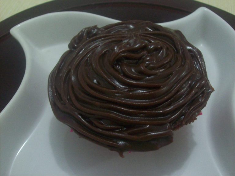 Cupcake de Chocolate com Brigadeiro