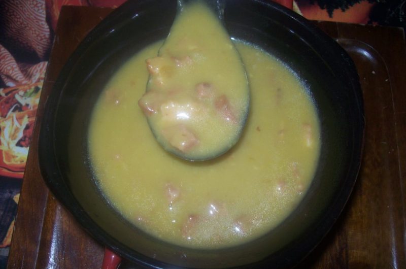 Receita de Sopa de Ervilha com Bacon