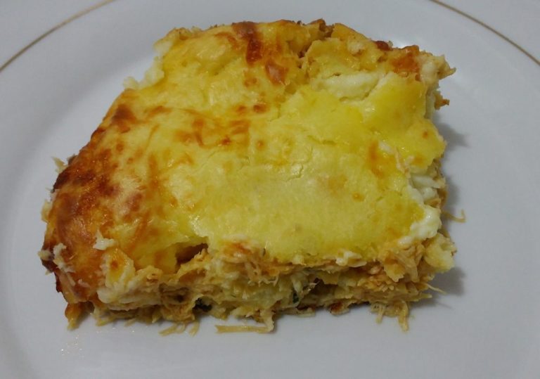 Torta de Batata no Liquidificador