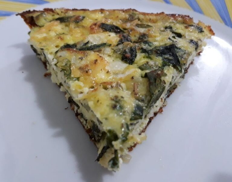 torta de espinafre com ricota