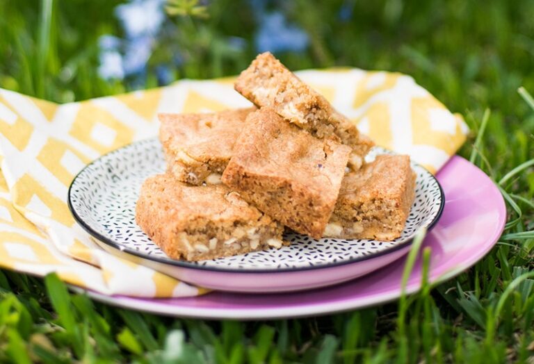 blondie brownie de chocolate branco