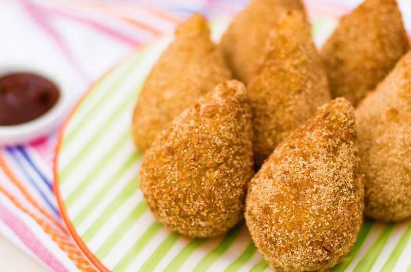 Coxinhas de Carne Seca e Abóbora