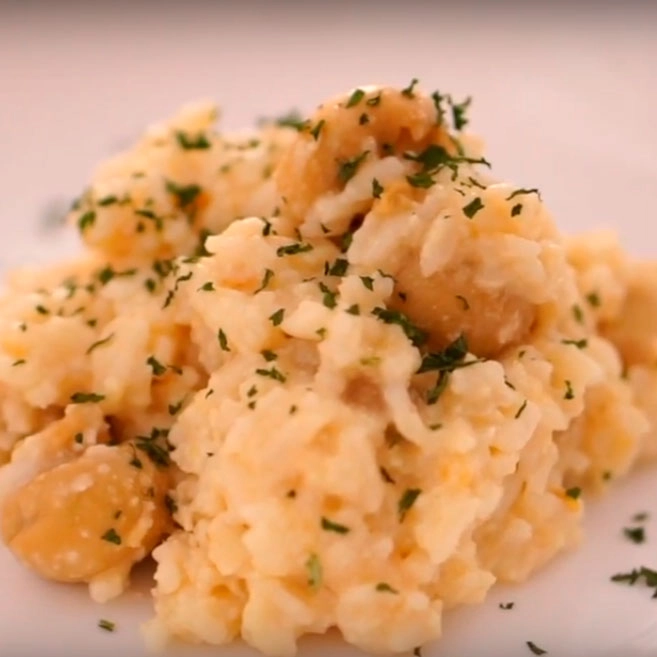 risoto de panela de pressão